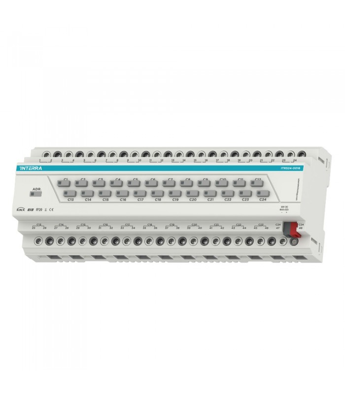 Interra Combo KNX Actuator - 24 Canale 16A (Lighting, Shutter, Blind, Fan Coil)