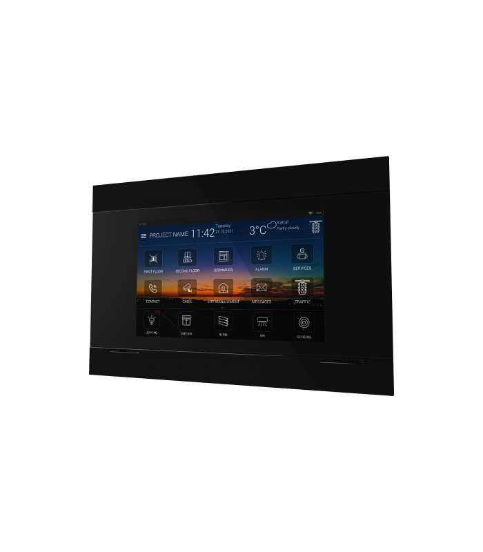 Interra 4 - Rama Panou Tactil 10.1'' - Negru Acrilic