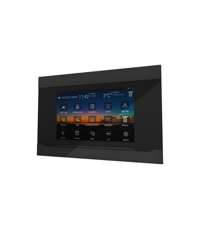 Interra 4 - Rama Panou Tactil 7" - Black Aluminum