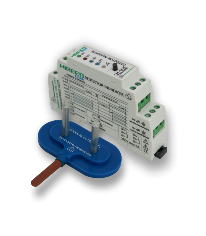 Detector inundatie cu sonda circulara FFD_4R_KIT Wireeo Flood
