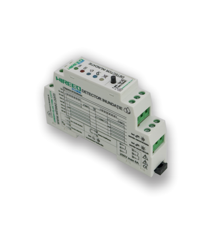 Detector inundatie cu sonda circulara FFD_4R_KIT Wireeo Flood