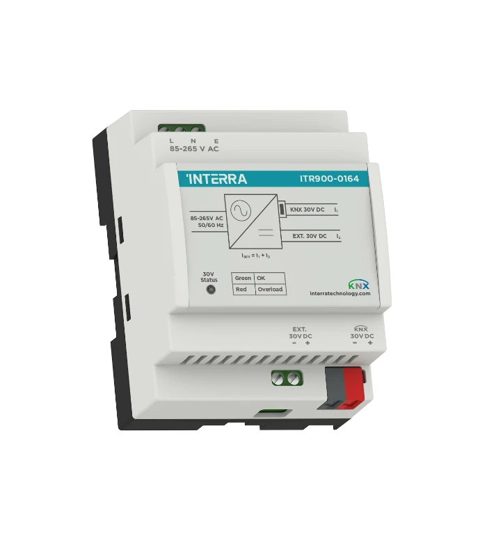 Interra KNX Power Supply 640 mA Aux. Voltage 30V DC
