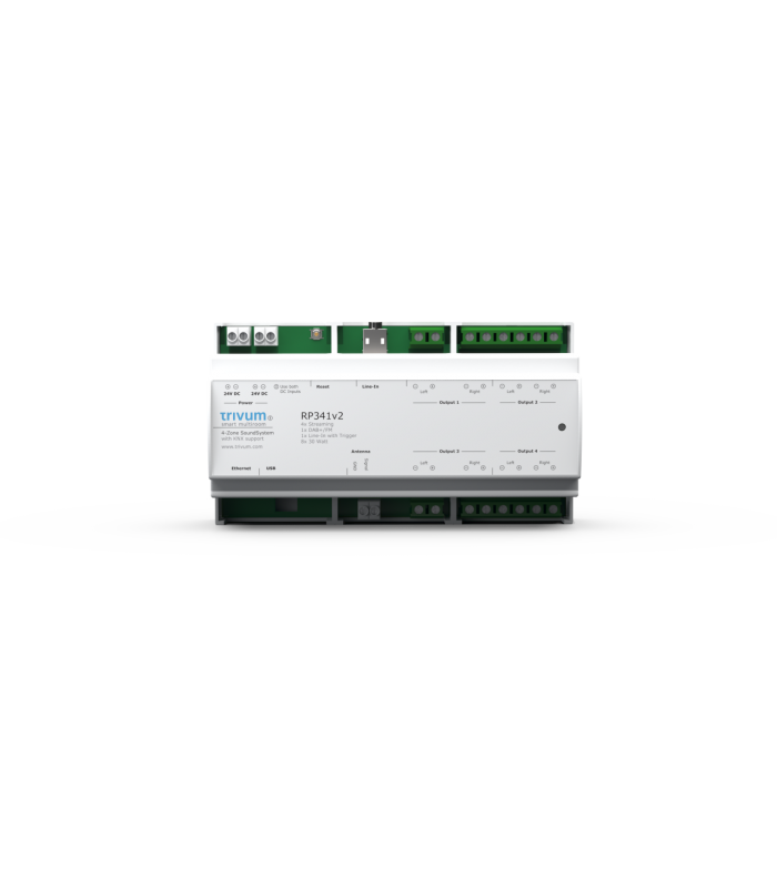 Player audio multiroom RP341v2 - 4 zone audio stereo