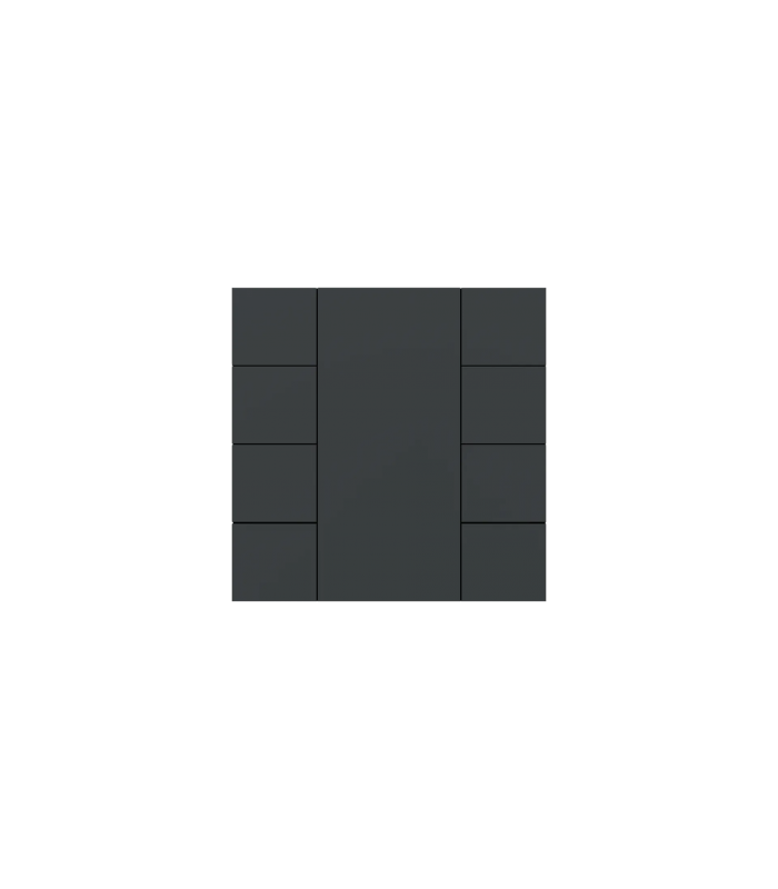 iSwitch+ AQI - 10 Button Anthracite Matt Plastic