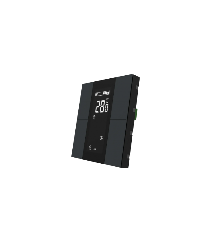 iSwitch+ AQI with LCD - 4 Button Anthracite Matt Plastic