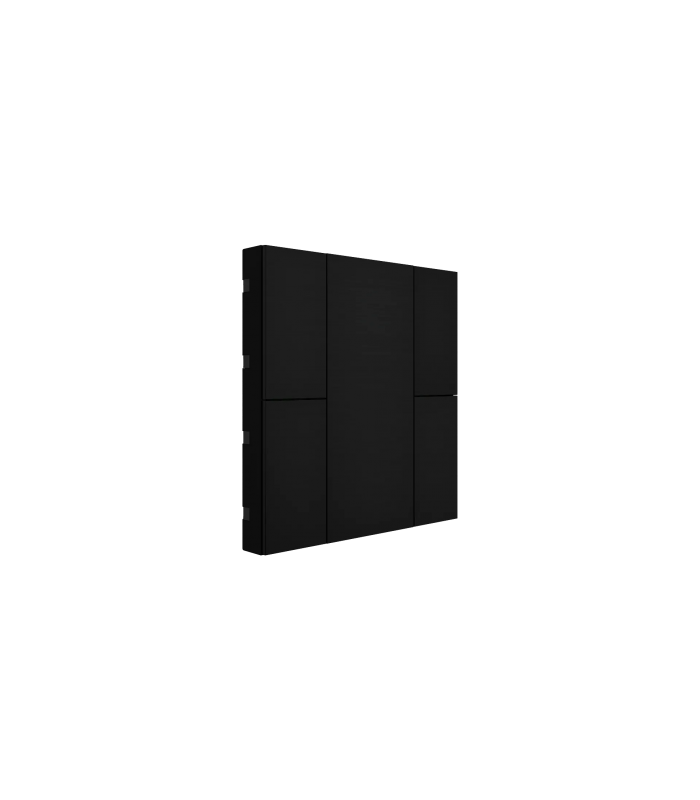 iSwitch+ - 4 Button Black Aluminium Eloxal Matt Brushed
