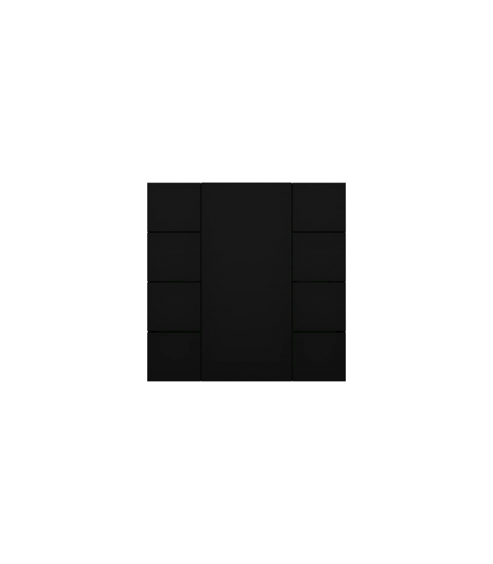 iSwitch+ - 10 Button Black Aluminium Eloxal Matt Brushed