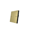 iSwitch+ - 4 Button Gold Aluminium Eloxal Matt Brushed
