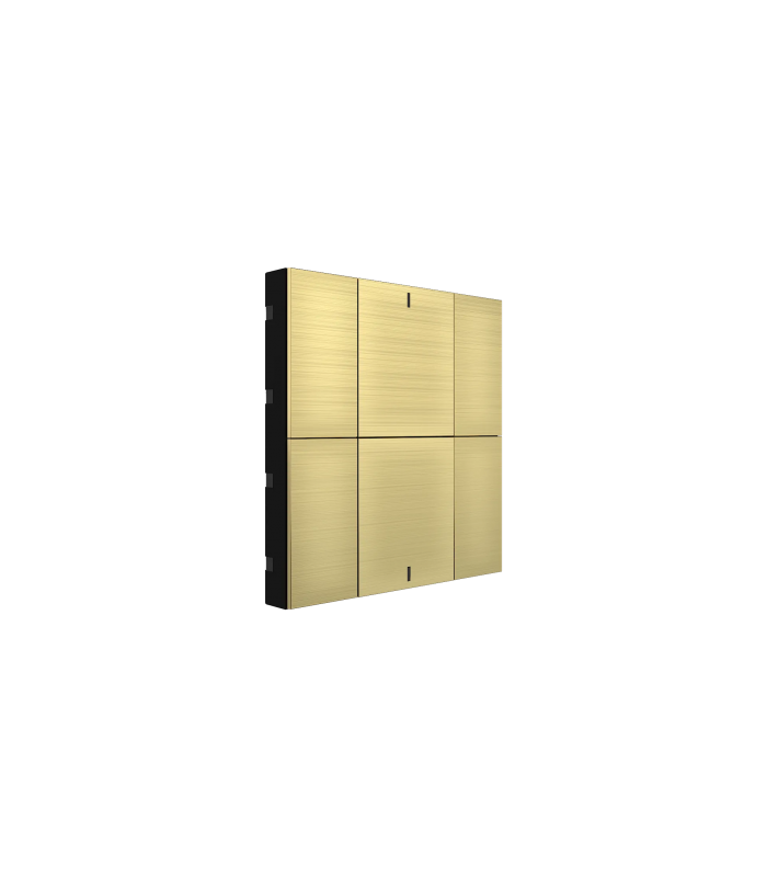 iSwitch+ - 6 Button Gold Aluminium Eloxal Matt Brushed
