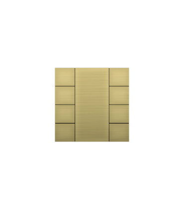 iSwitch+ - 8 Button Gold Aluminium Eloxal Matt Brushed