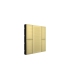 iSwitch+ AQI - 4 Button Gold Aluminium Eloxal Matt Brushed