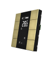 iSwitch+ with LCD - 8 Button Gold Aluminium Eloxal Matt Brushed