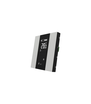 iSwitch+ AQI with LCD - 2 Button Matt White Plastic