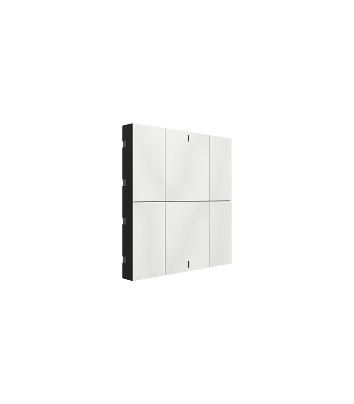 iSwitch+ - 6 Button Glossy White Plastic