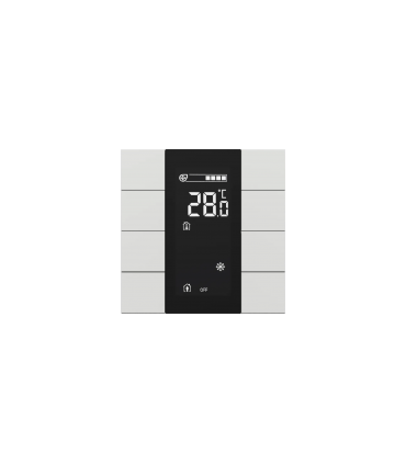 iSwitch+ AQI with LCD - 8 Button Glossy White Plastic