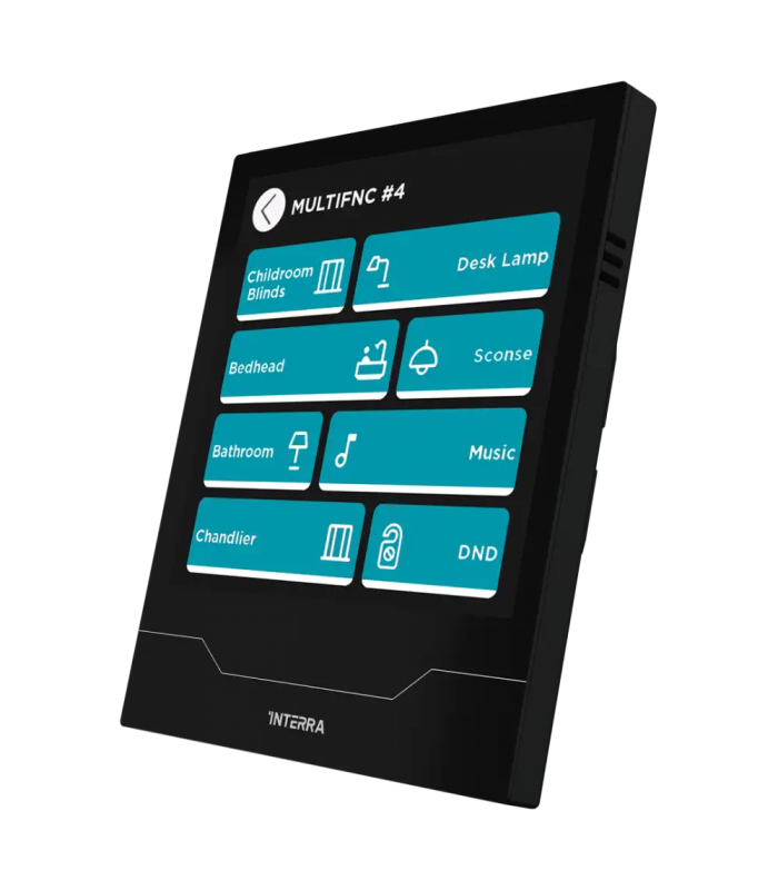 iX4 4" KNX Touch Panel Black