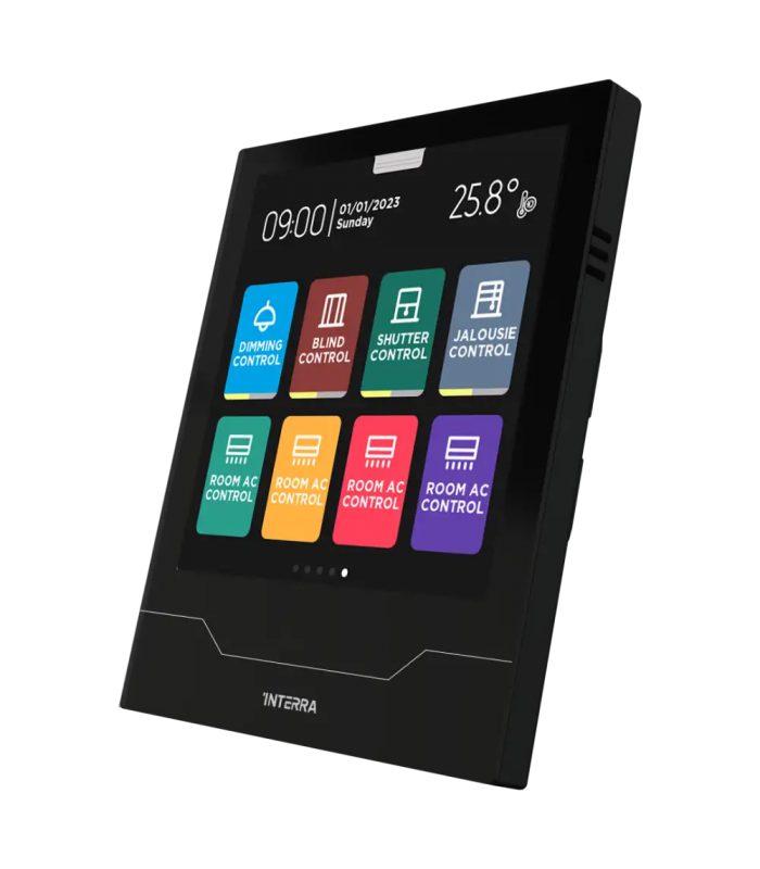 iX4 4" KNX Touch Panel Black