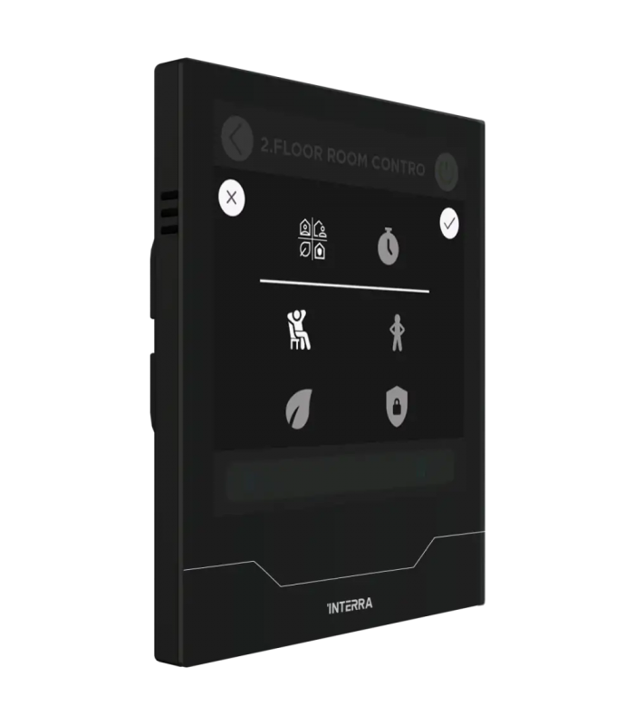 iX4 4" KNX Touch Panel, Black w/AQI