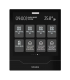 iX4 4" KNX Touch Panel, Black w/AQI