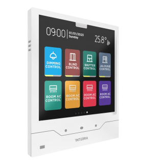 iX4 4" KNX Touch Panel, White w/ AQI