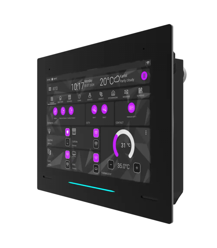 Interra İX10 Full Screen Non KNX Black