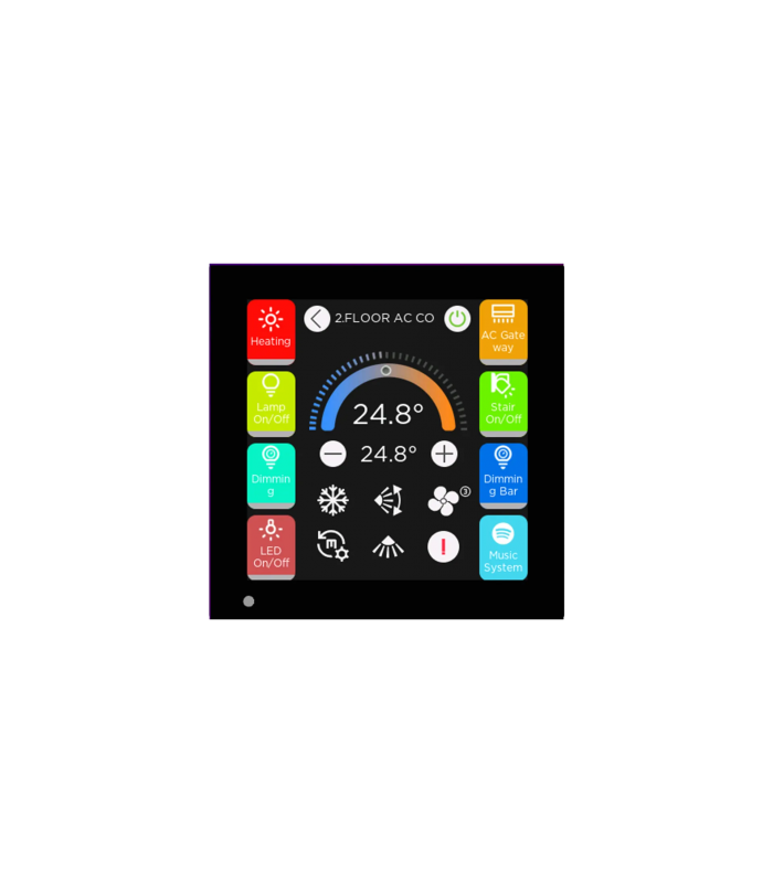 iX3 4" KNX Touch Panel, Black