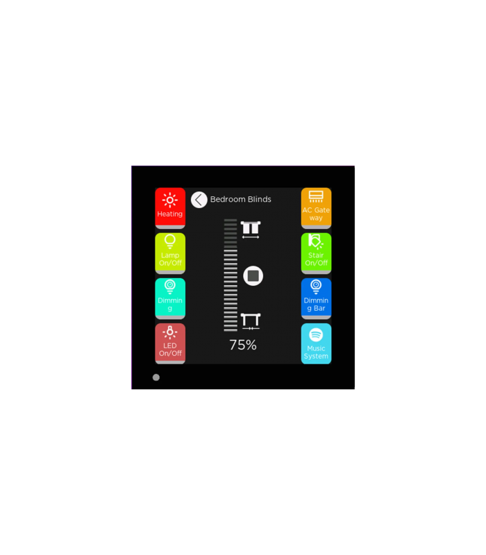 iX3 4" KNX Touch Panel, Black