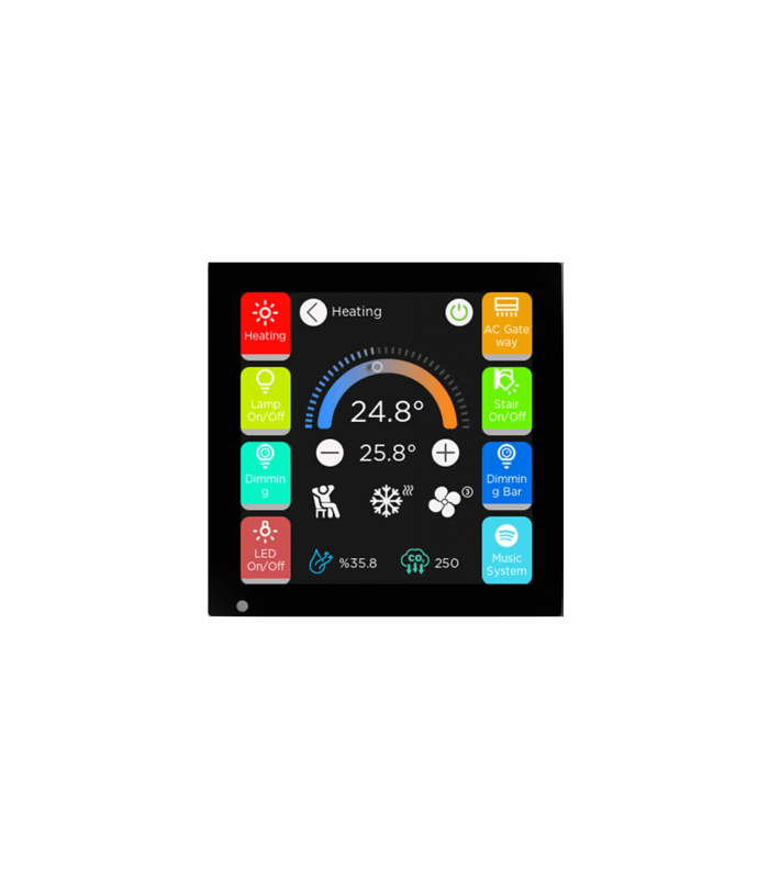 iX3 4" KNX Touch Panel, Black