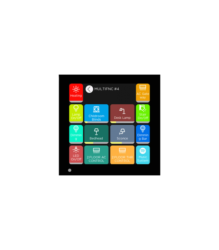 iX3 4" KNX Touch Panel, Black