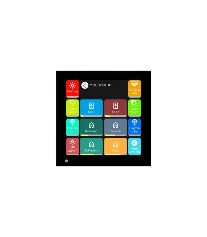 iX3 4" KNX Touch Panel, Black