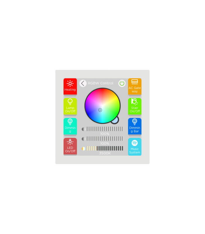 iX3 4" KNX Touch Panel, White