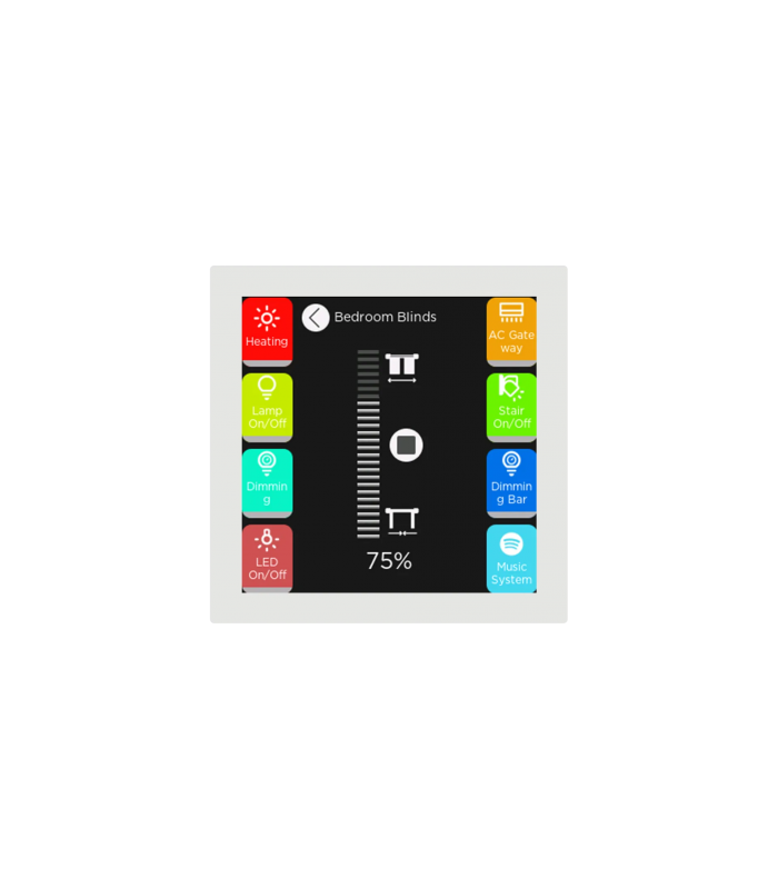 iX3 4" KNX Touch Panel, White