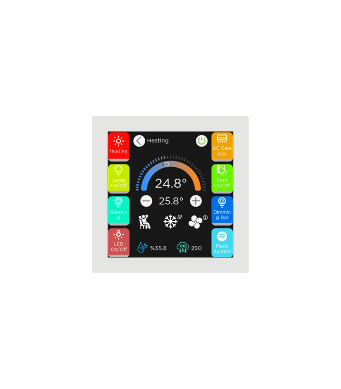 iX3 4" KNX Touch Panel, White