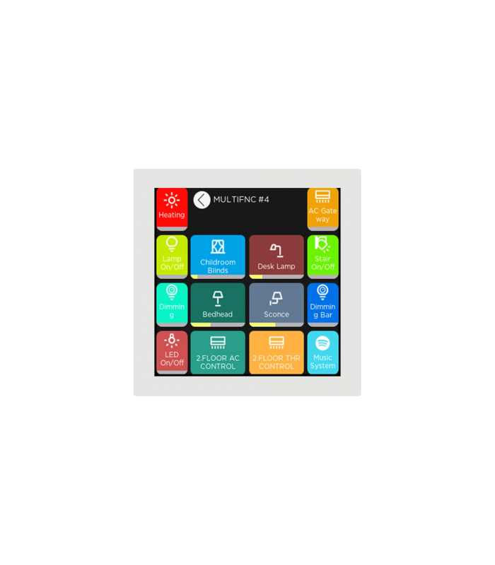 iX3 4" KNX Touch Panel, White