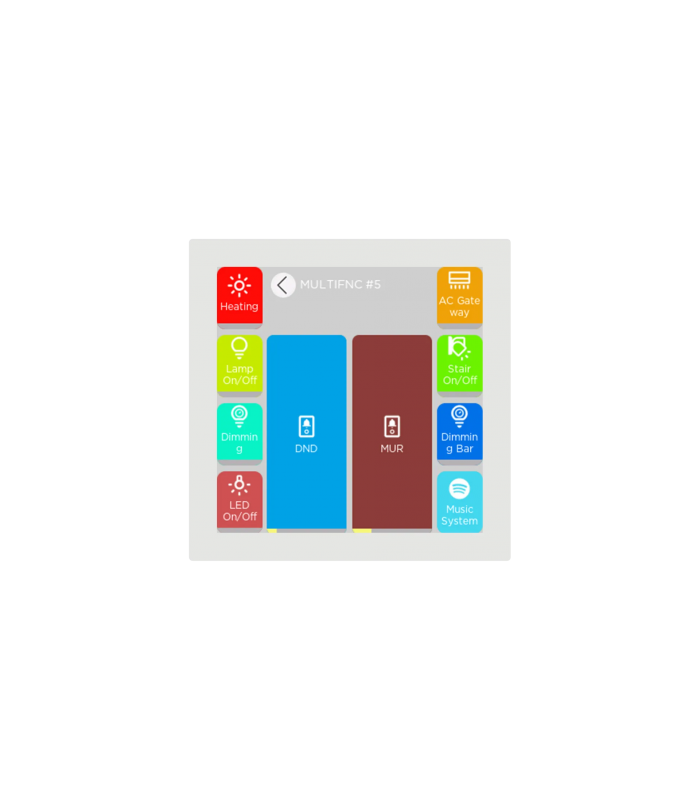 iX3 4" KNX Touch Panel, White w/ AQI
