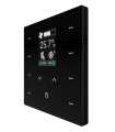 iX2 2" KNX Touch Panel 2-4-8 Button, Black w/ LCD+AQI