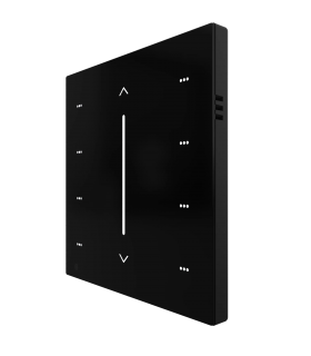 iX2 2" KNX Touch Panel 2-4-8 Button, Black