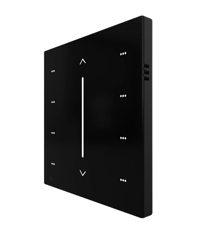 iX2 2" KNX Touch Panel 2-4-8 Button, Black
