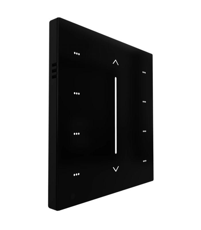 iX2 2" KNX Touch Panel 2-4-8 Button, Black