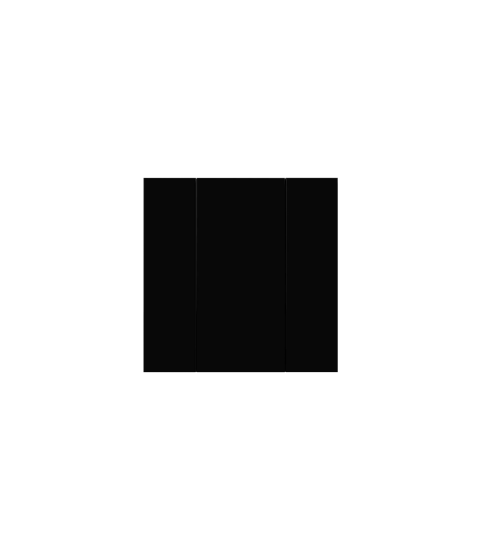 iSwitch+ - 2 Button Black Plexiglass