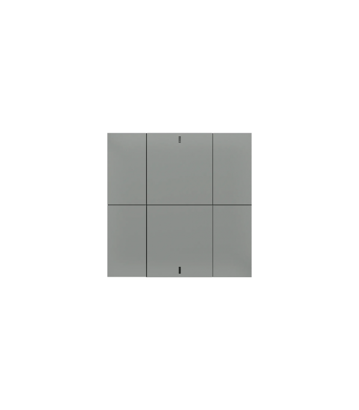 iSwitch+ - 6 Button Metalic Gray Plastic