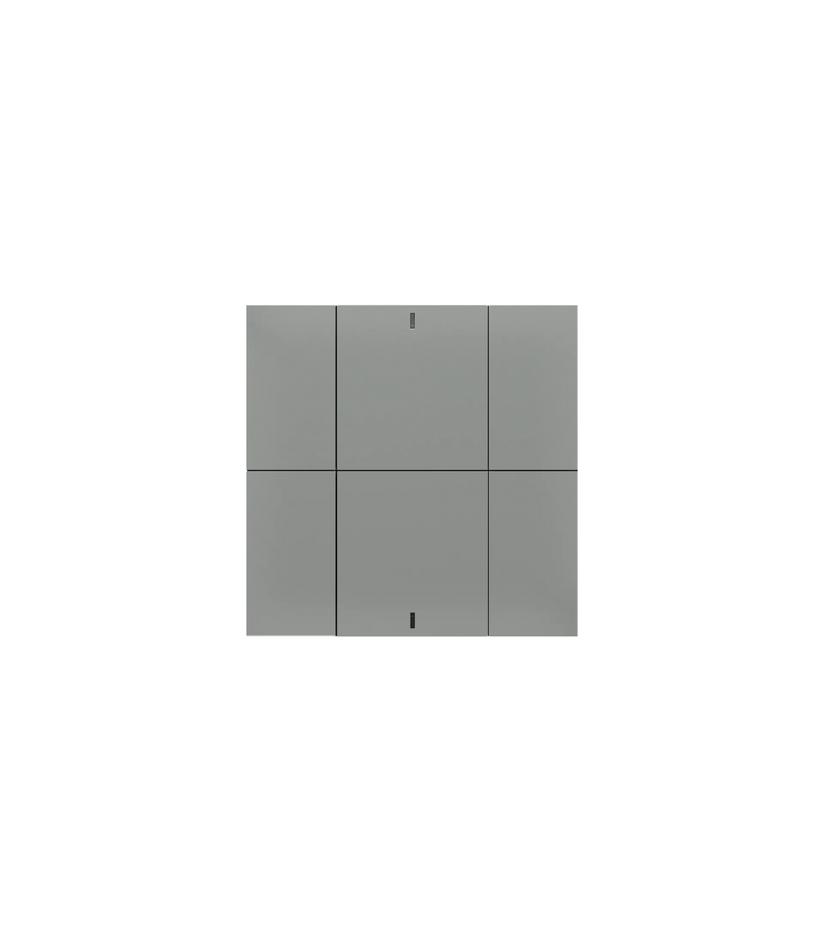 iSwitch+ - 6 Button Metalic Gray Plastic