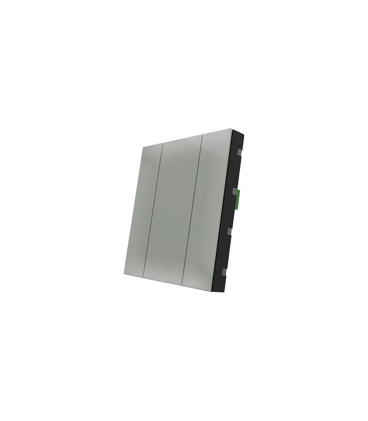 iSwitch+ AQI - 2 Button Metalic Gray Plastic