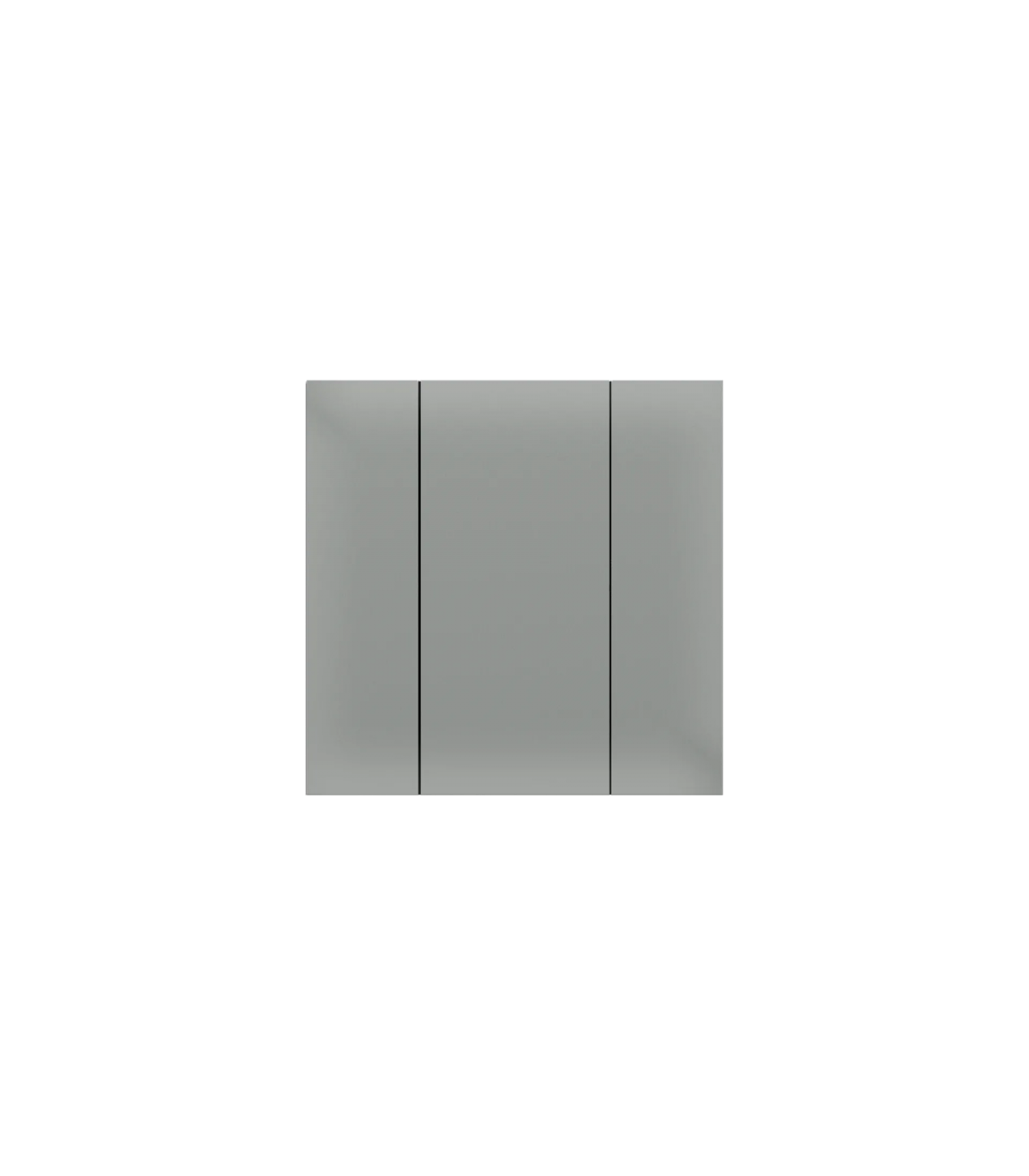 iSwitch+ AQI - 2 Button Metalic Gray Plastic