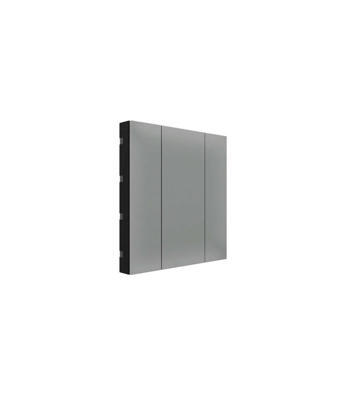 iSwitch+ AQI - 2 Button Metalic Gray Plastic