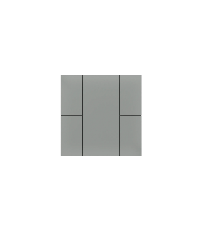 iSwitch+ AQI - 4 Button Metalic Gray Plastic