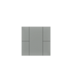 iSwitch+ AQI - 4 Button Metalic Gray Plastic