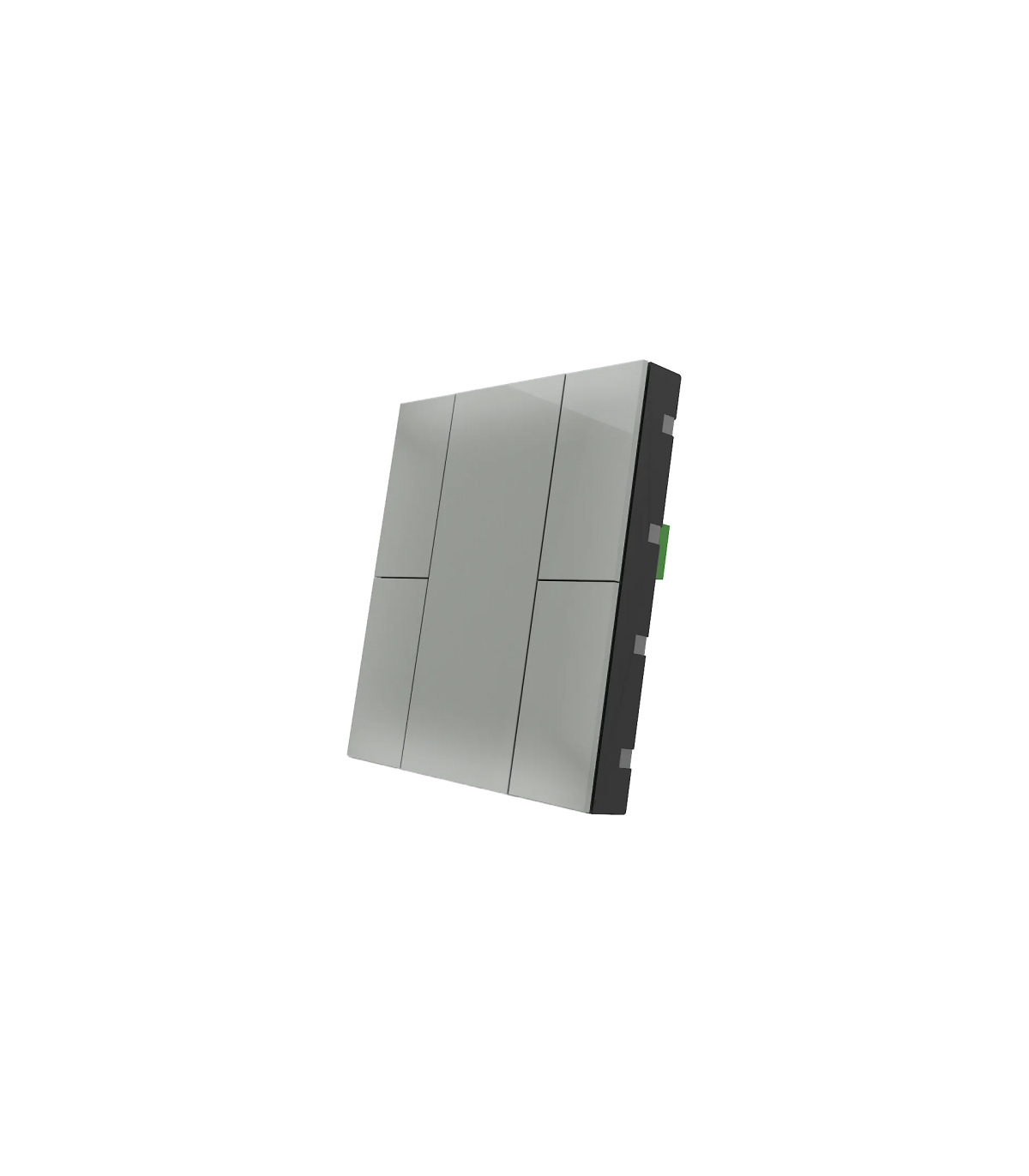 iSwitch+ AQI - 4 Button Metalic Gray Plastic