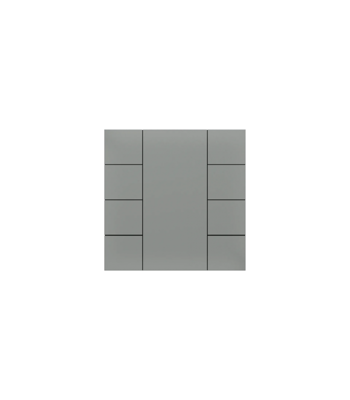 iSwitch+ AQI - 8 Button Metalic Gray Plastic