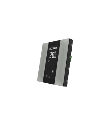 iSwitch+ AQI with LCD - 2 Button Metalic Gray Plastic